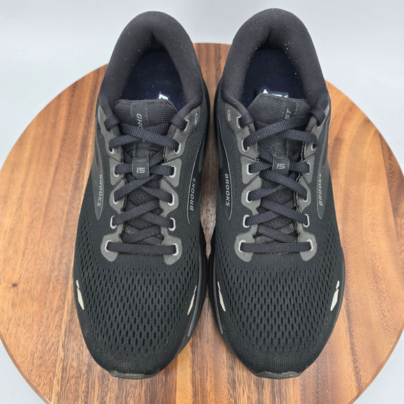 Brooks Ghost 15 Shoes Women's 10 Narrow Black Low Top Athletic Running Sneakers - Picture 6 of 9